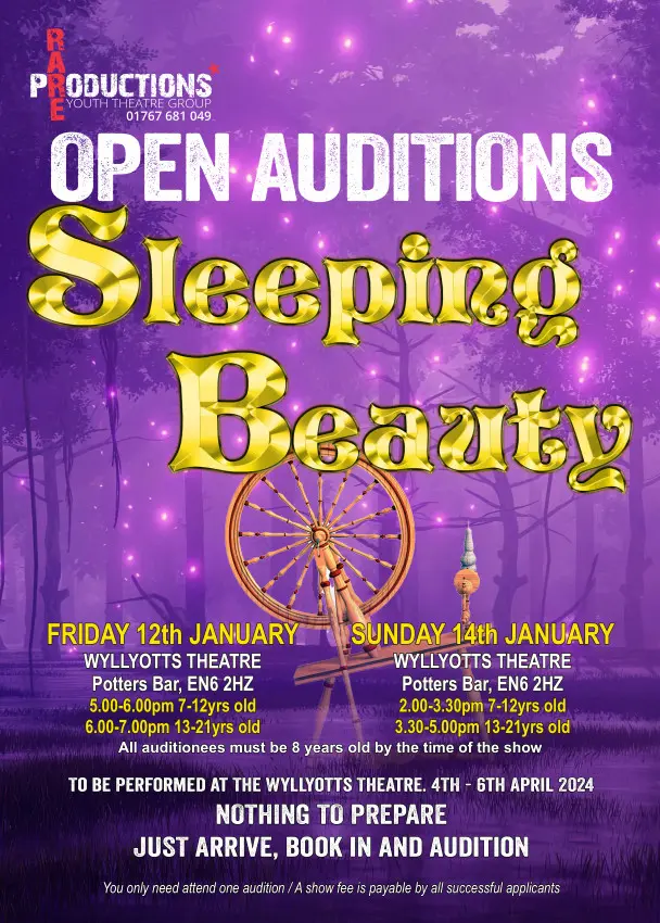 RARE OPEN AUDITIONS – Sleeping Beauty
