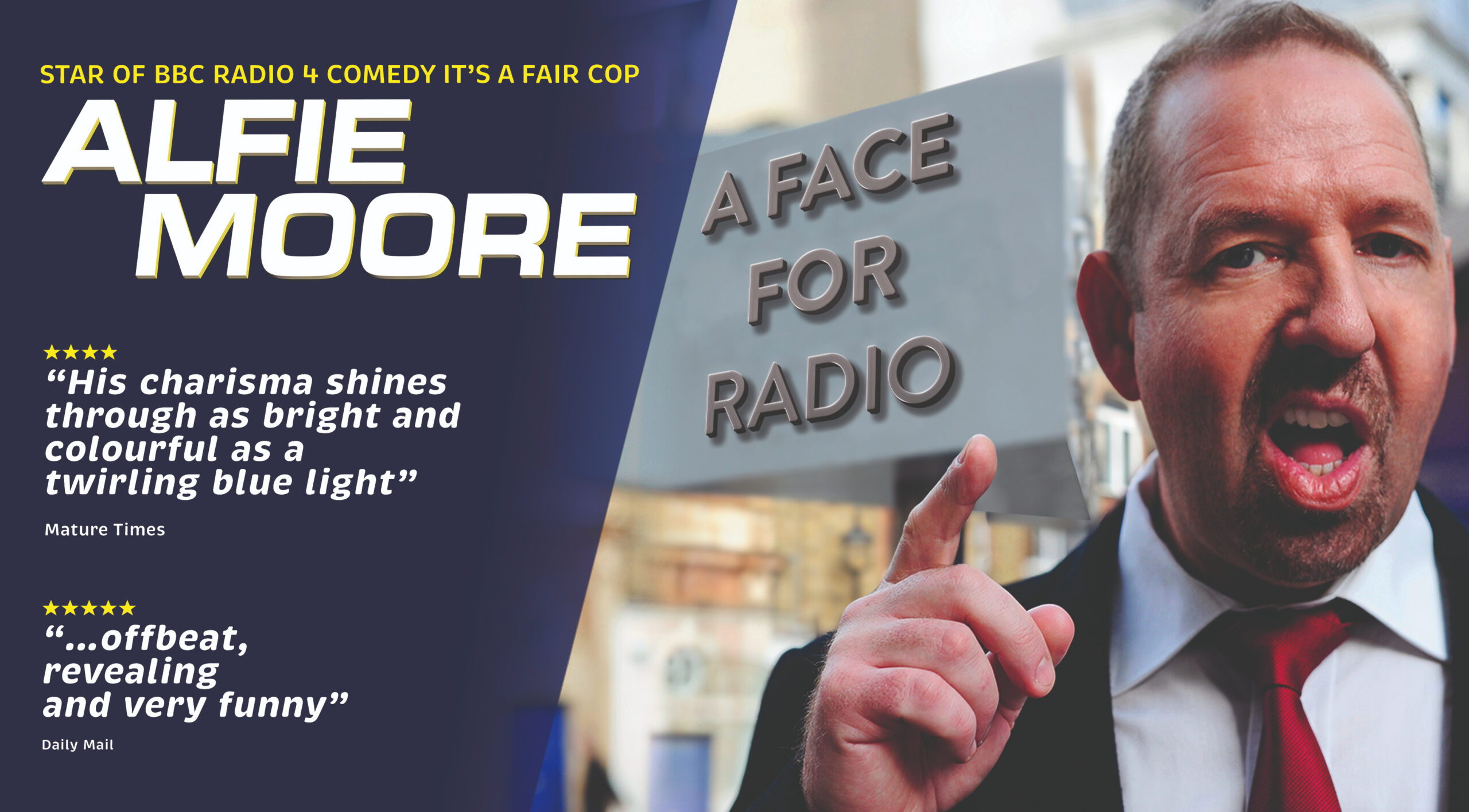 Alfie Moore: A Face for Radio Tour