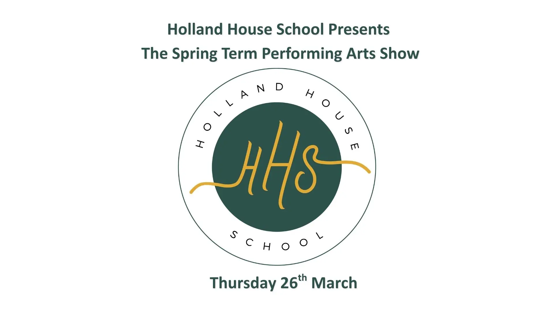 Holland House School – Performing Arts Show